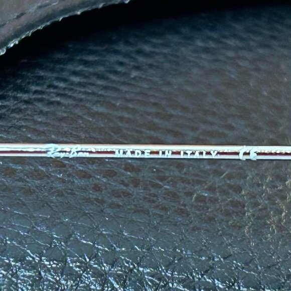 Vintage Ray-Ban Silver Gradient Grey Caravan Square Aviator Sunglasses Unisex - Picture 5 of 6